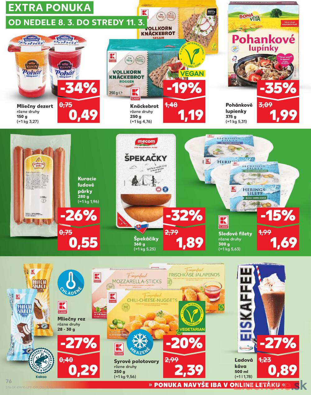 Kaufland 5.3. - 11.3. - Kaufland Humenné