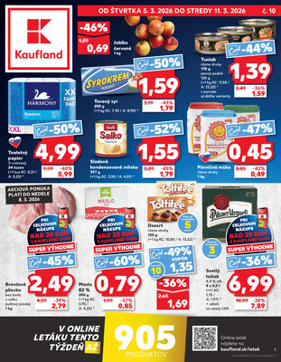 Leták Kaufland 5.3. - 11.3. - Kaufland Trnava - Nová ul.