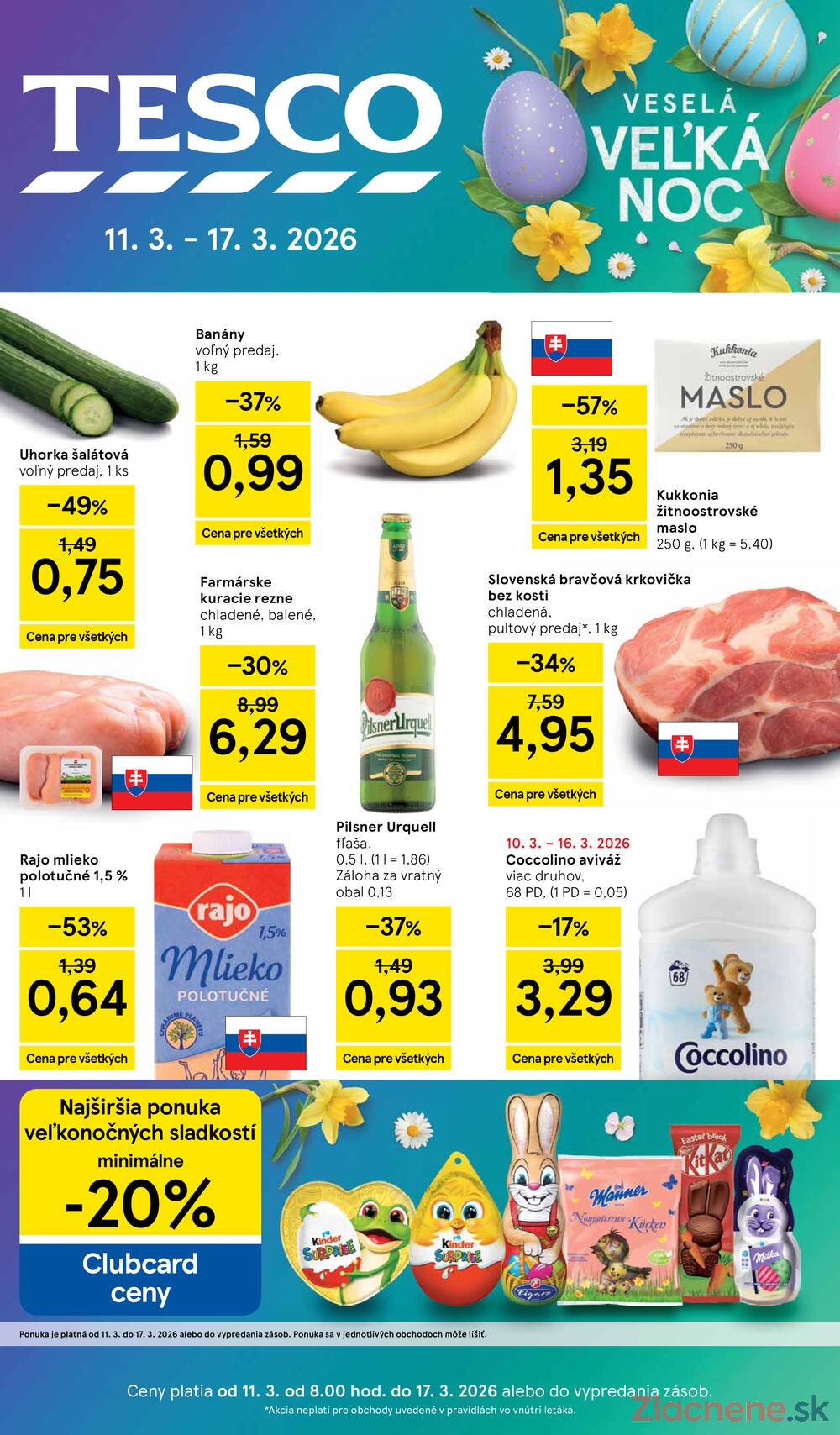 Leták Tesco - Tesco malé hypermarkety 11.3. - 17.3. - strana 1