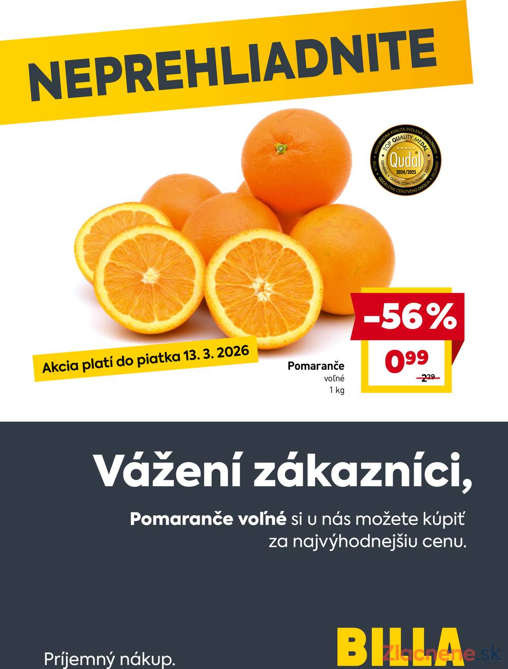 BILLA od 11.3. do 17.3.2026