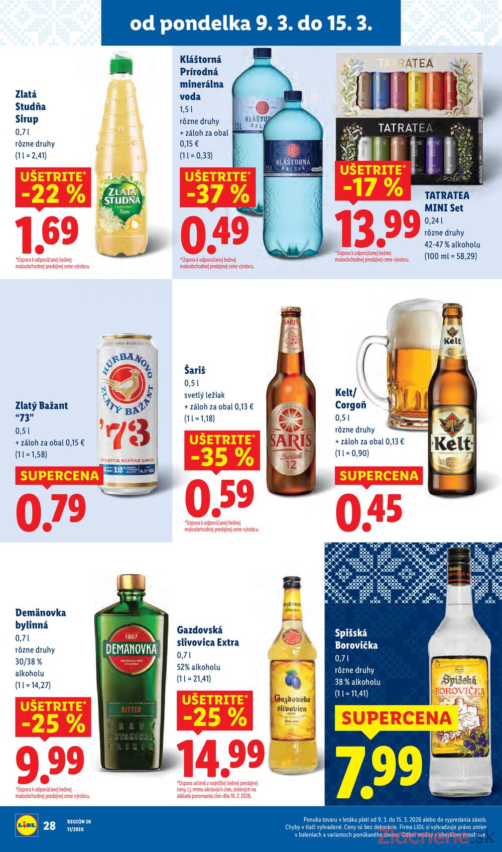 Lidl 9.3. - 15.3.