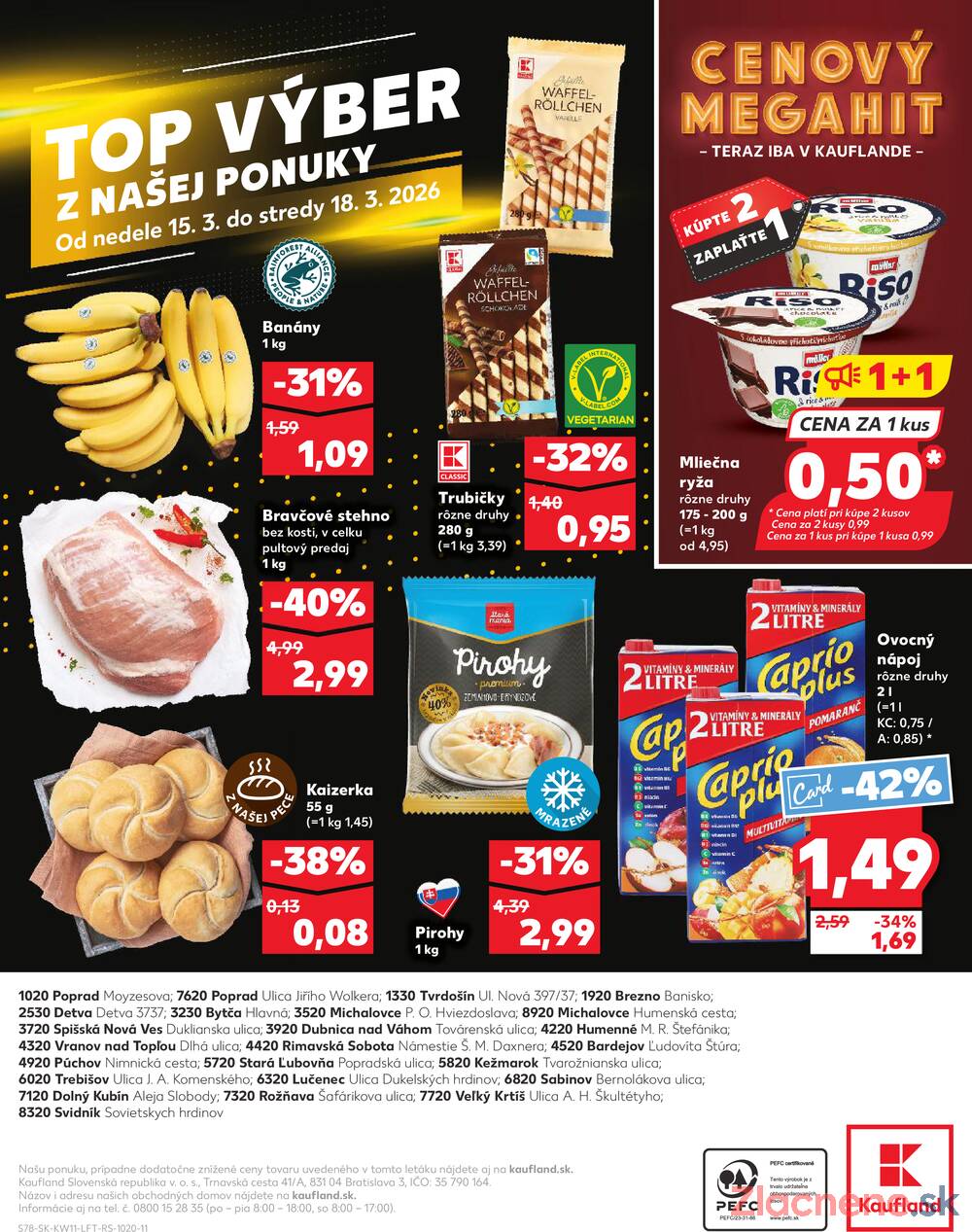 Kaufland 12.3. - 18.3. - Kaufland Rimavská Sobota