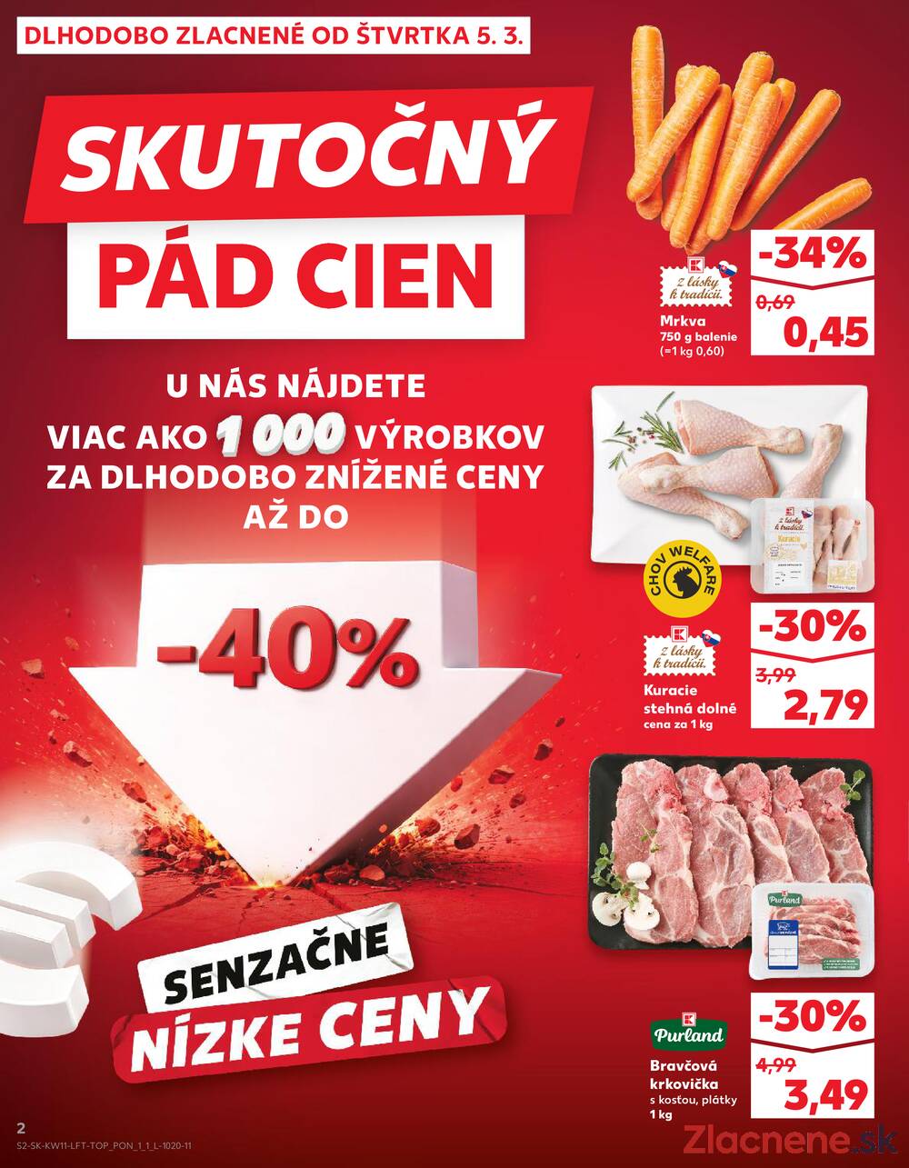 Kaufland 12.3. - 18.3. - Kaufland Poprad - Jiřího Wolkera