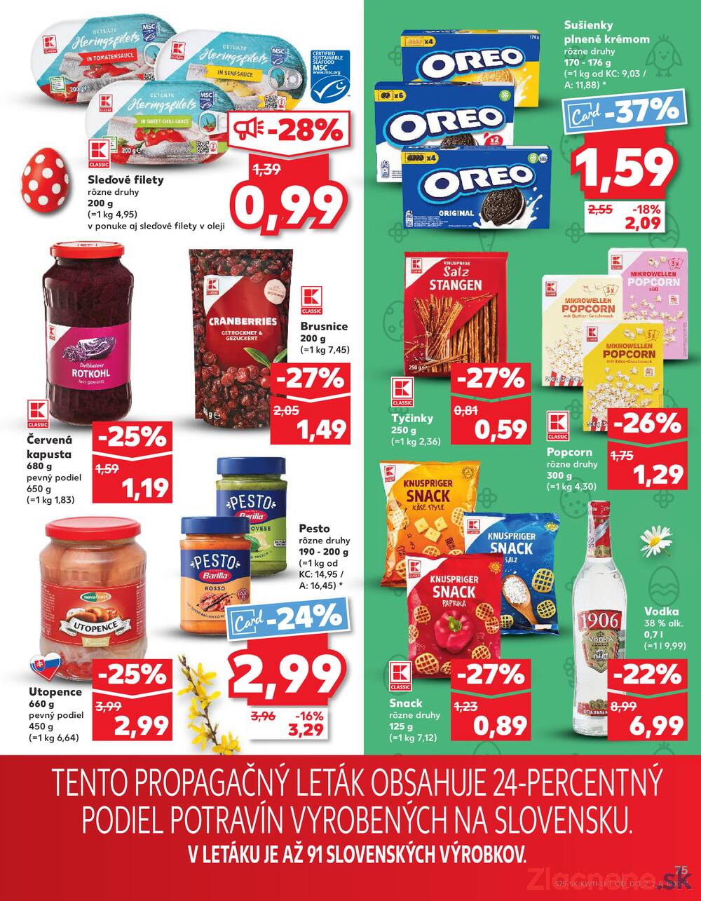 Leták Kaufland - Kaufland 12.3. - 18.3. - Kaufland Poprad - Jiřího Wolkera - strana 75
