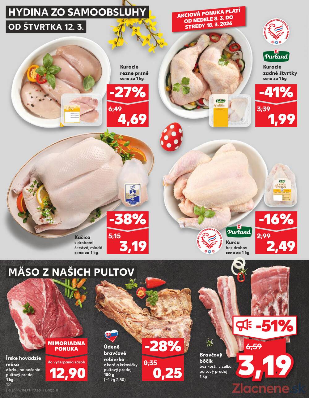 Kaufland 12.3. - 18.3. - Kaufland (Harmincova, Bratislava - Dúbravka)