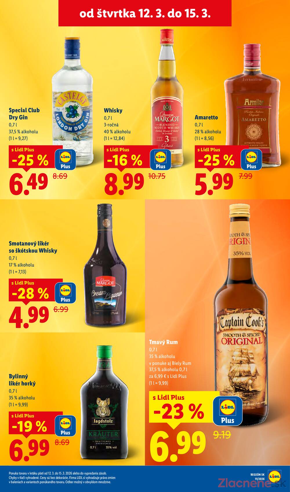 Lidl Štvrtok 12.3. - 15.3.