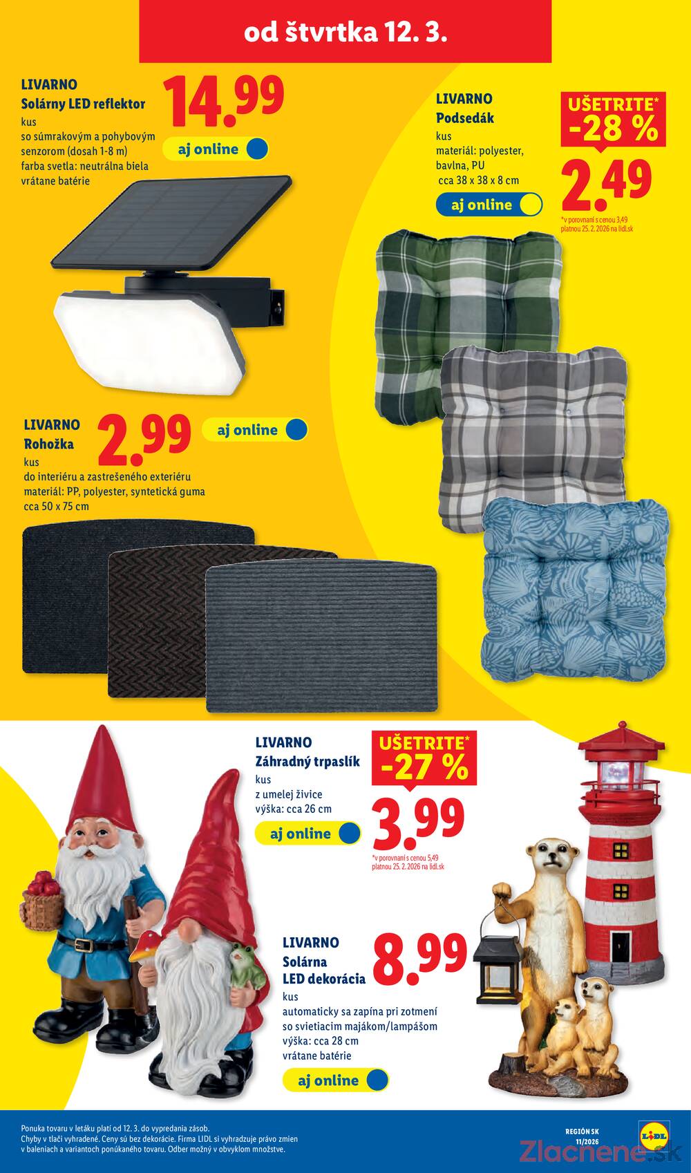 Lidl Štvrtok 12.3. - 15.3.