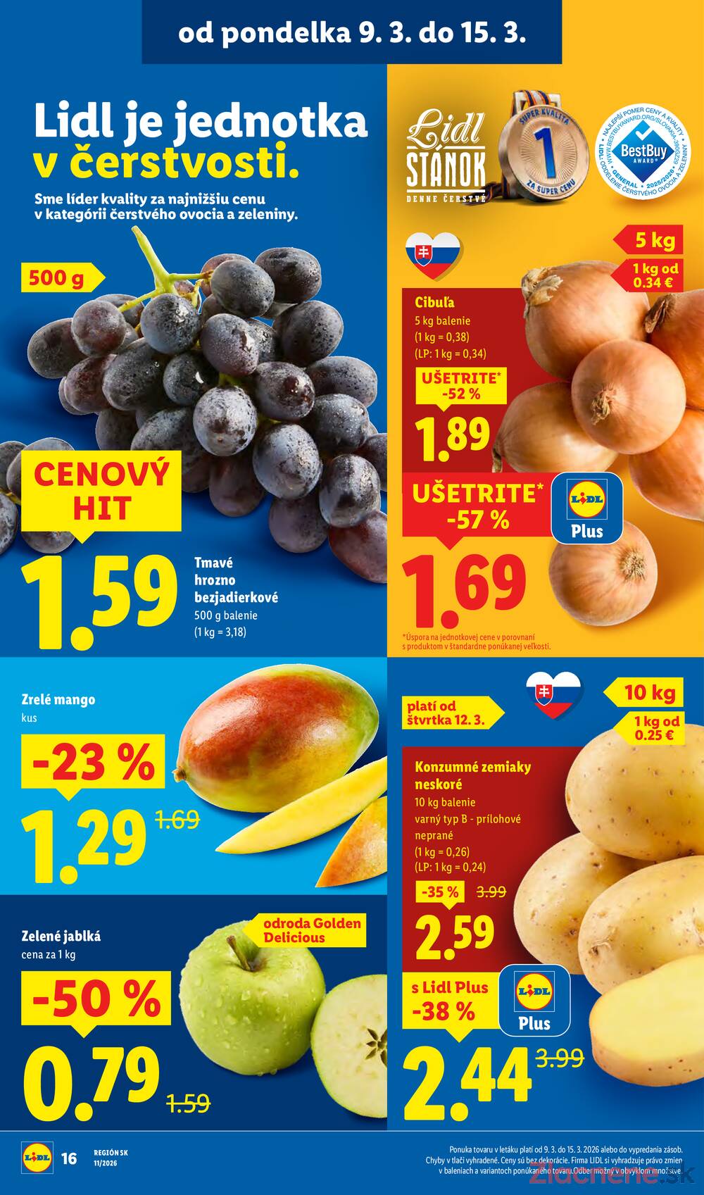 Lidl Štvrtok 12.3. - 15.3.