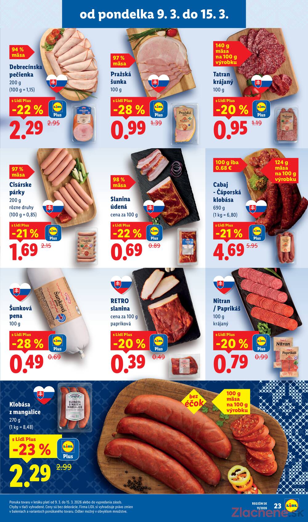 Lidl Štvrtok 12.3. - 15.3.
