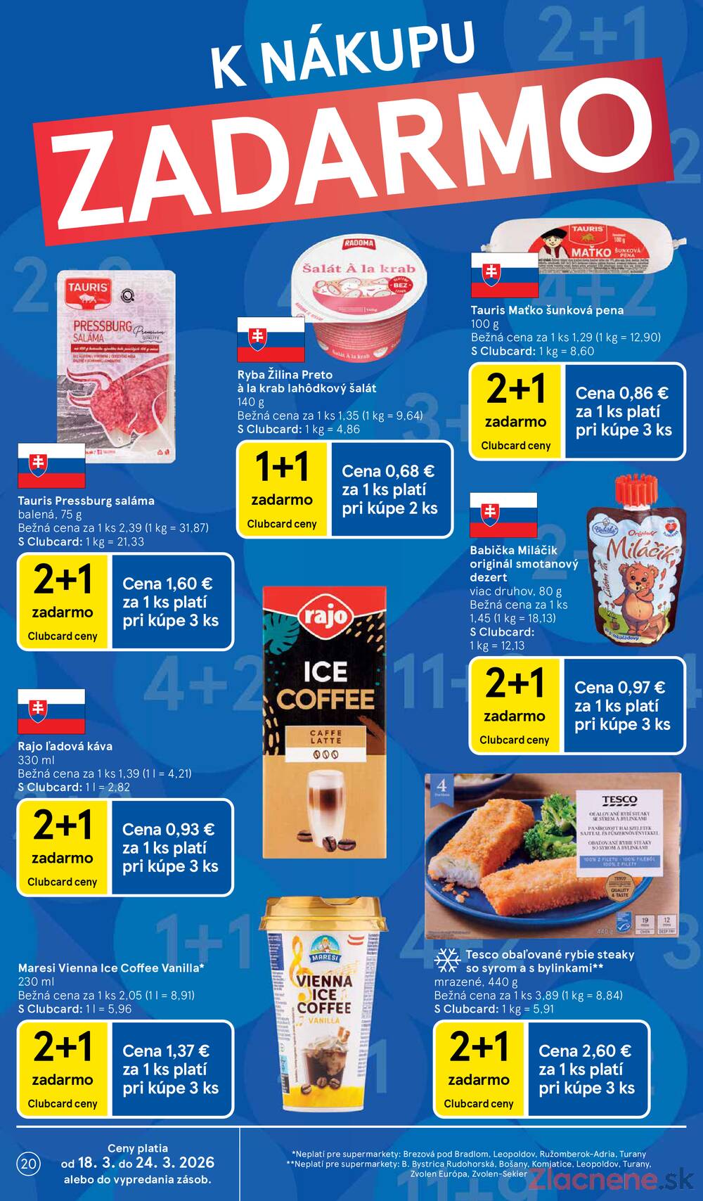 Tesco supermarkety od 18.3. do 24.3.2026