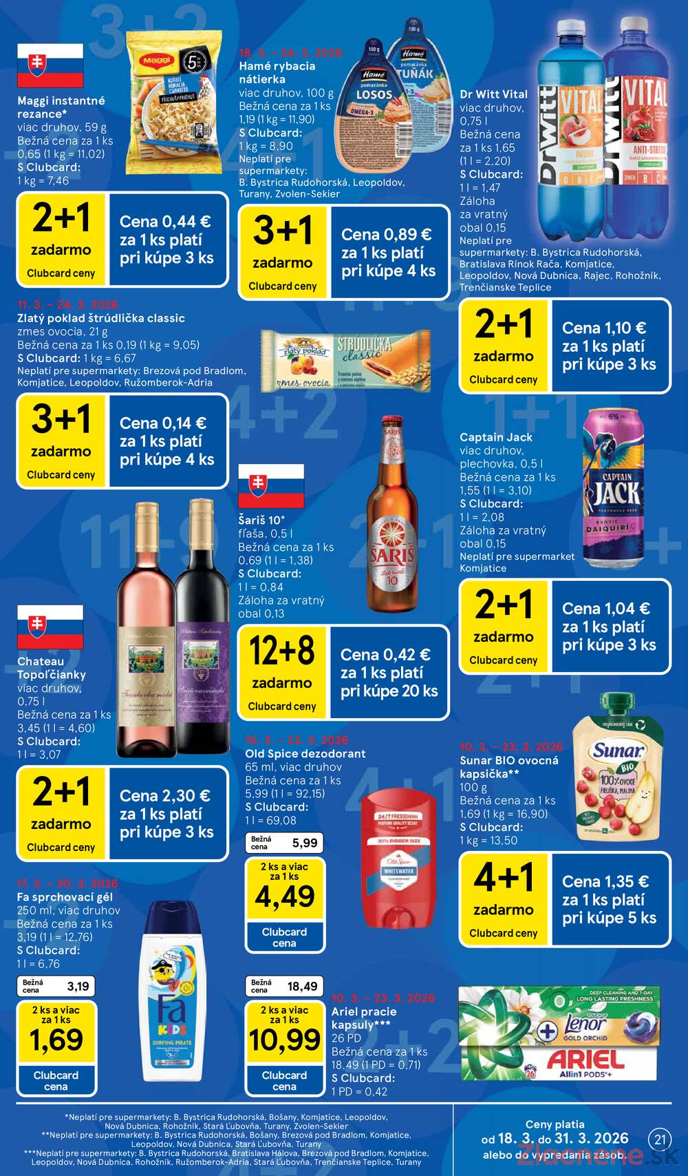 Tesco supermarkety od 18.3. do 24.3.2026