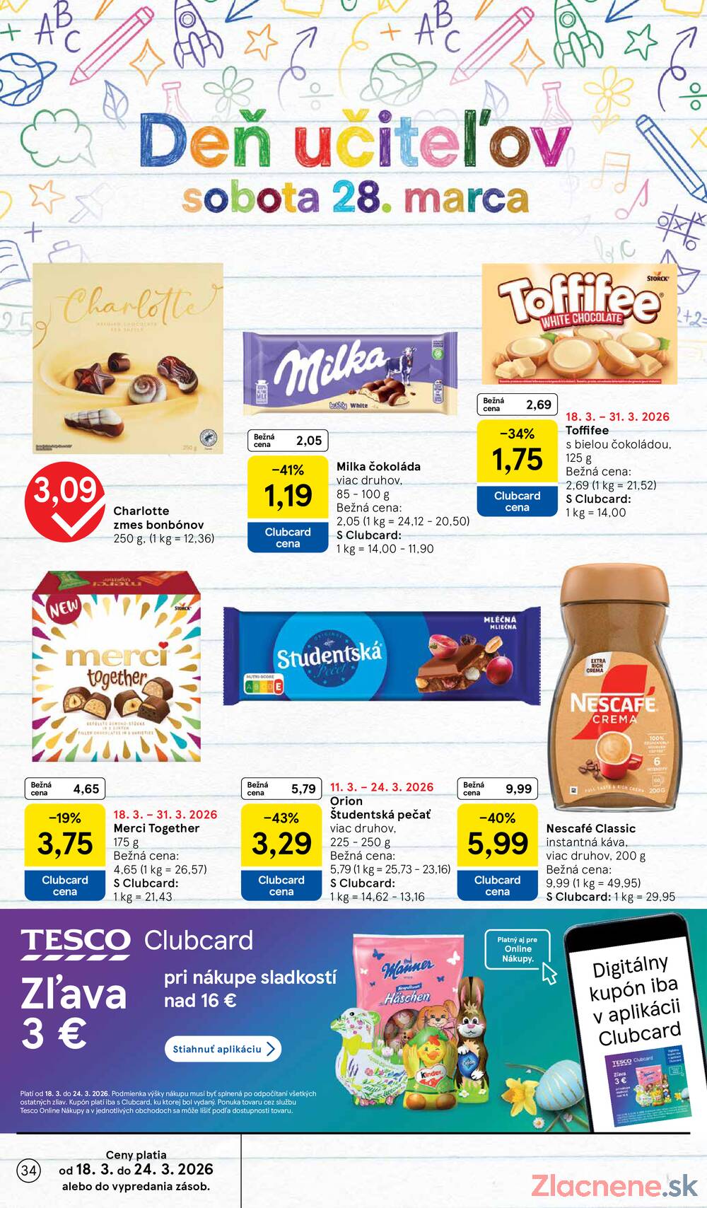 Leták Tesco - Tesco malé hypermarkety 18.3. - 24.3. - strana 34