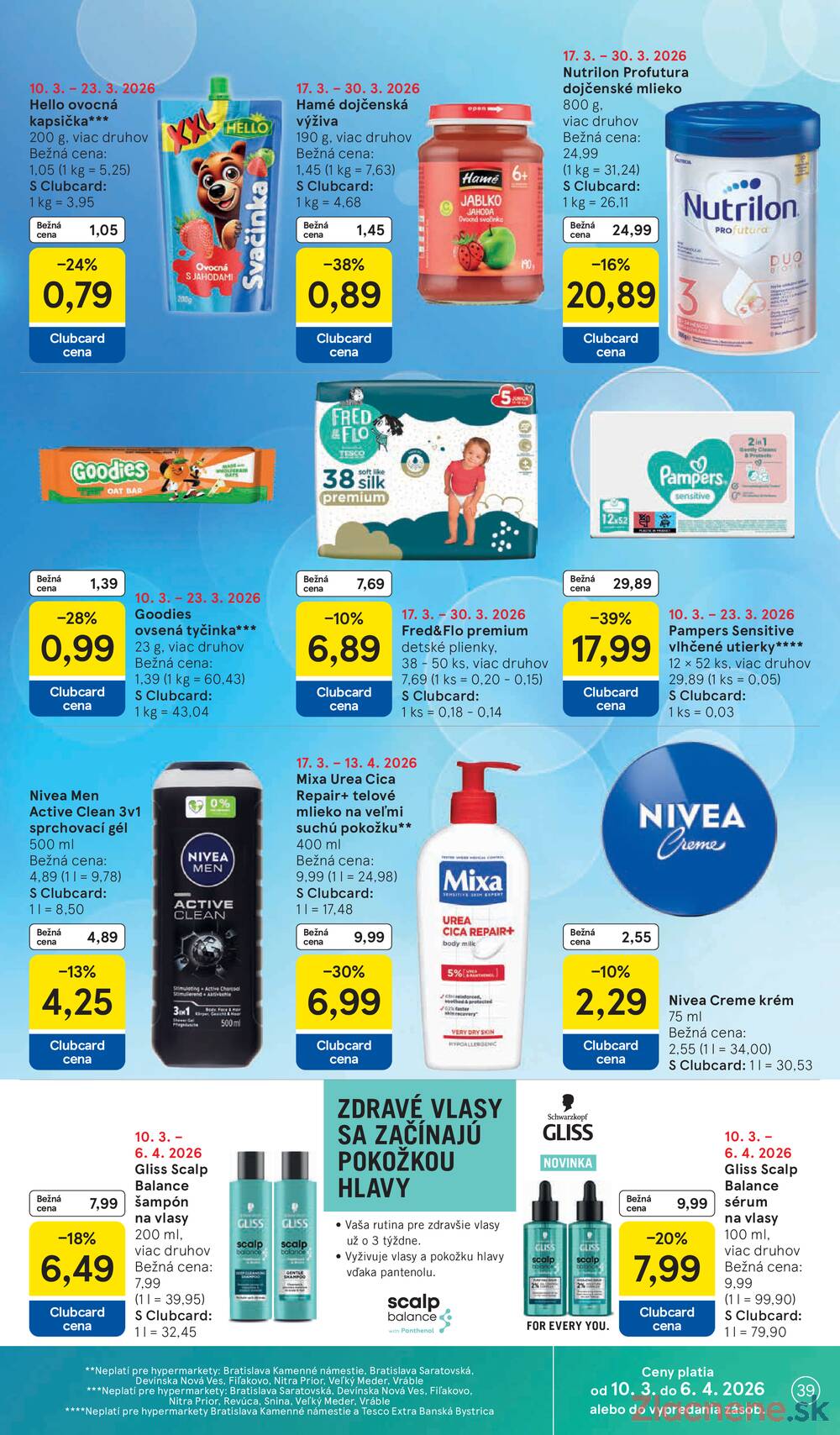 Leták Tesco - Tesco malé hypermarkety 18.3. - 24.3. - strana 39