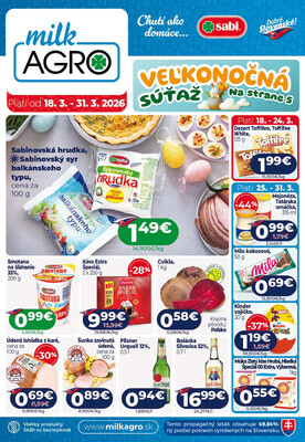 MILK - AGRO : 2 letáky