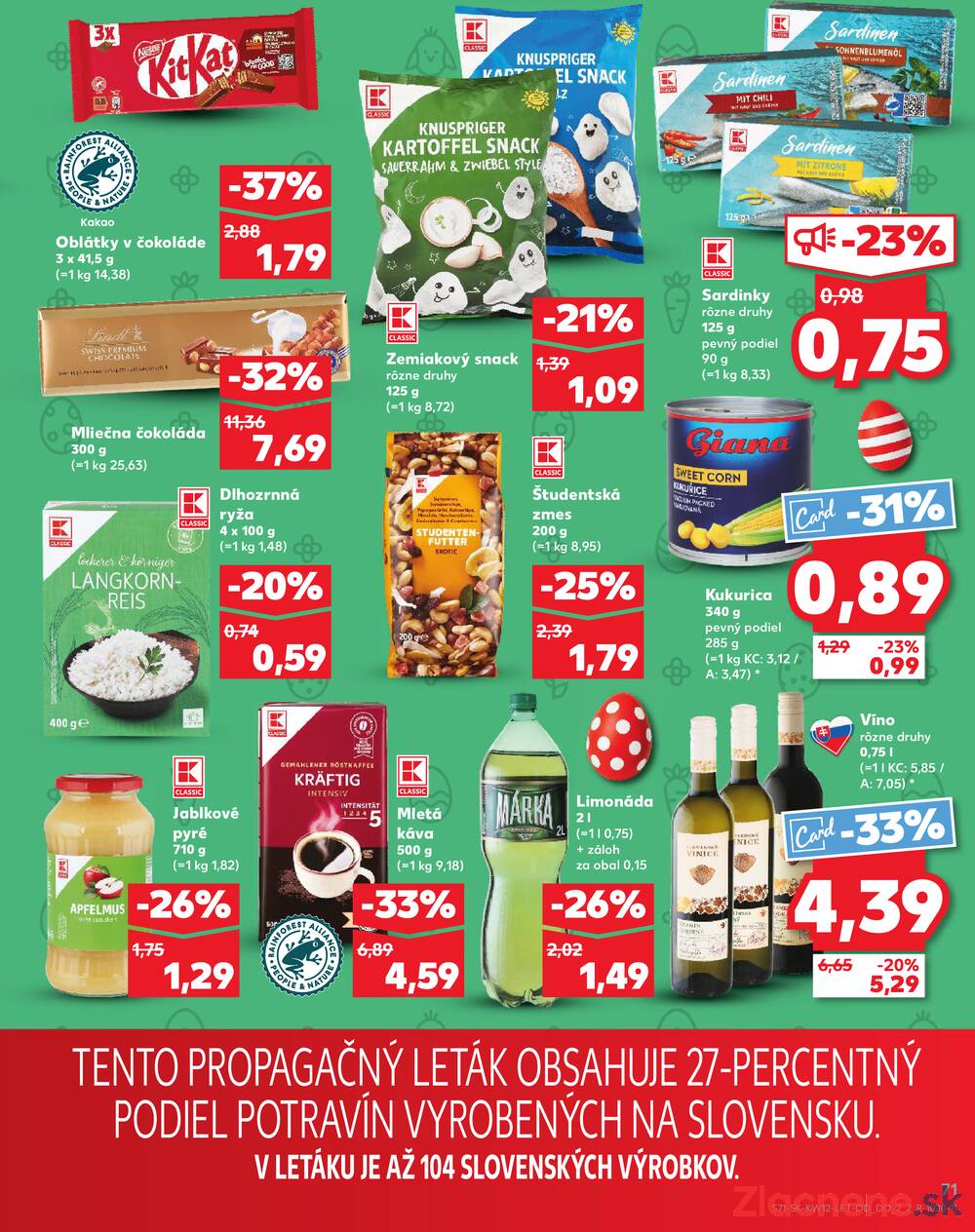 Kaufland 19.3. - 25.3. - Kaufland Rožňava