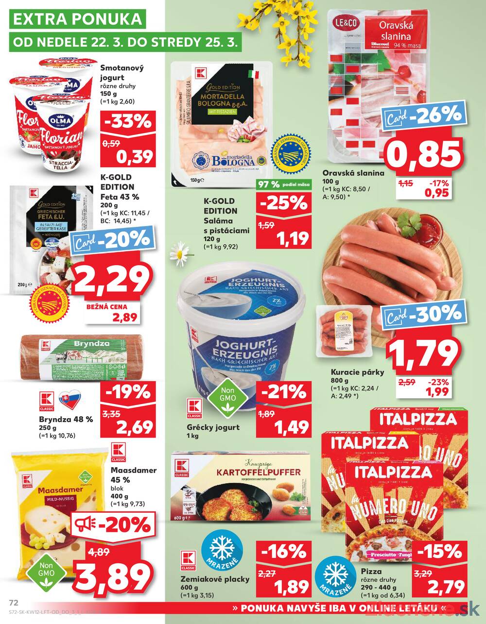 Leták Kaufland - Kaufland 19.3. - 25.3. - Kaufland Poprad - Jiřího Wolkera - strana 72