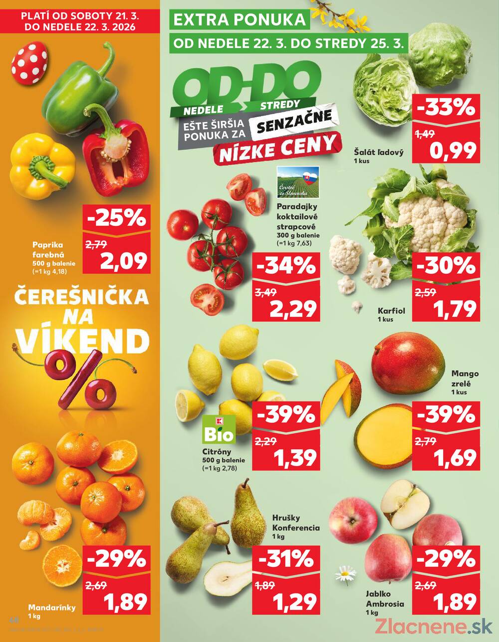Kaufland 19.3. - 25.3. - Kaufland (A. H. Škultétyho, Veľký Krtíš)