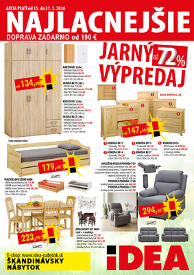 leták IDEA nábytok