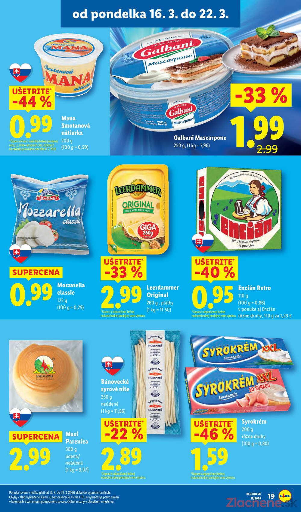 Lidl 19.3. - 22.3.