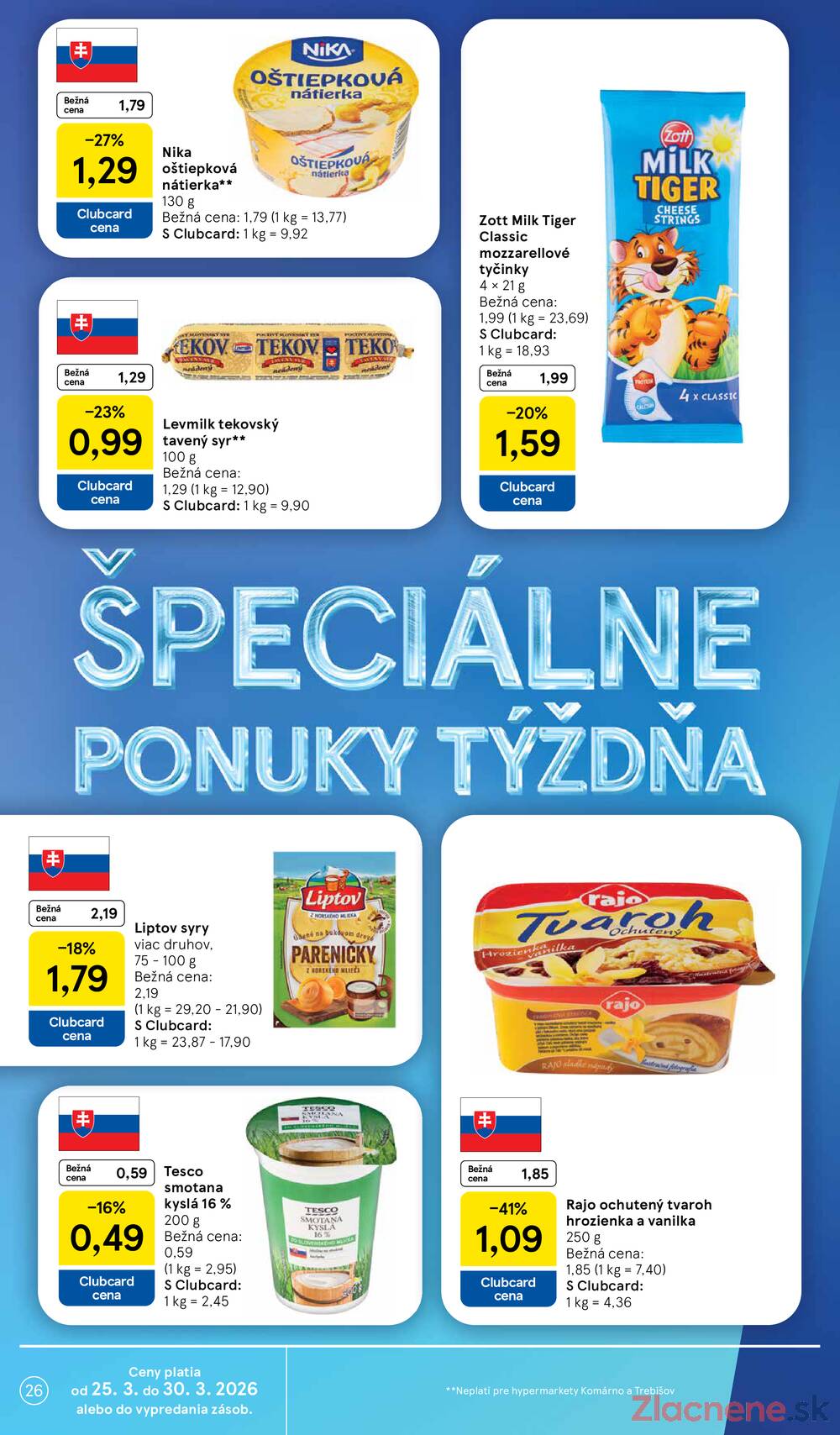 Tesco malé hypermarkety 25.3. - 30.3.