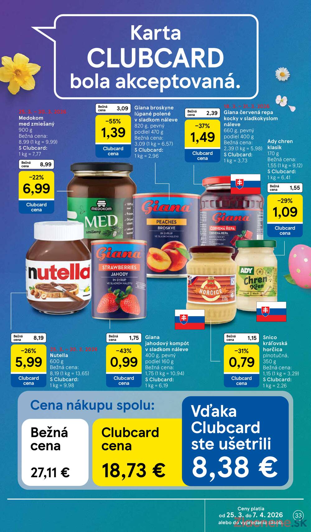 Tesco malé hypermarkety 25.3. - 30.3.