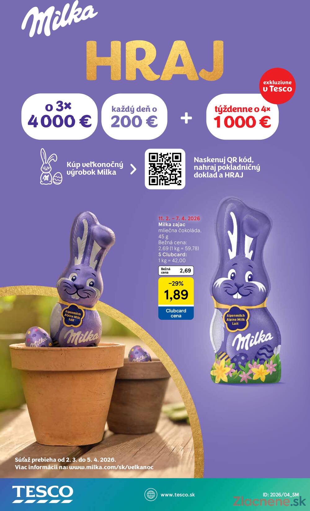 Tesco supermarkety od 25.3. do 30.3.2026