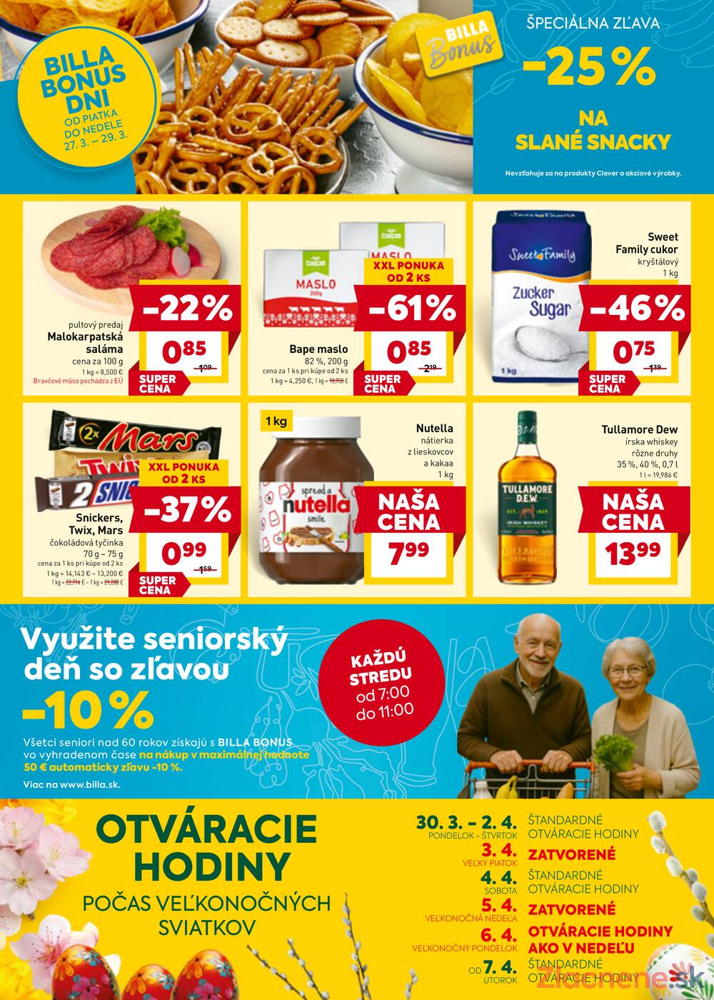 BILLA od 25.3. do 31.3.2026