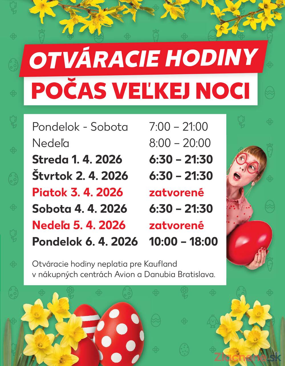 Kaufland 26.3. - 31.3. - Kaufland Dunajská Streda