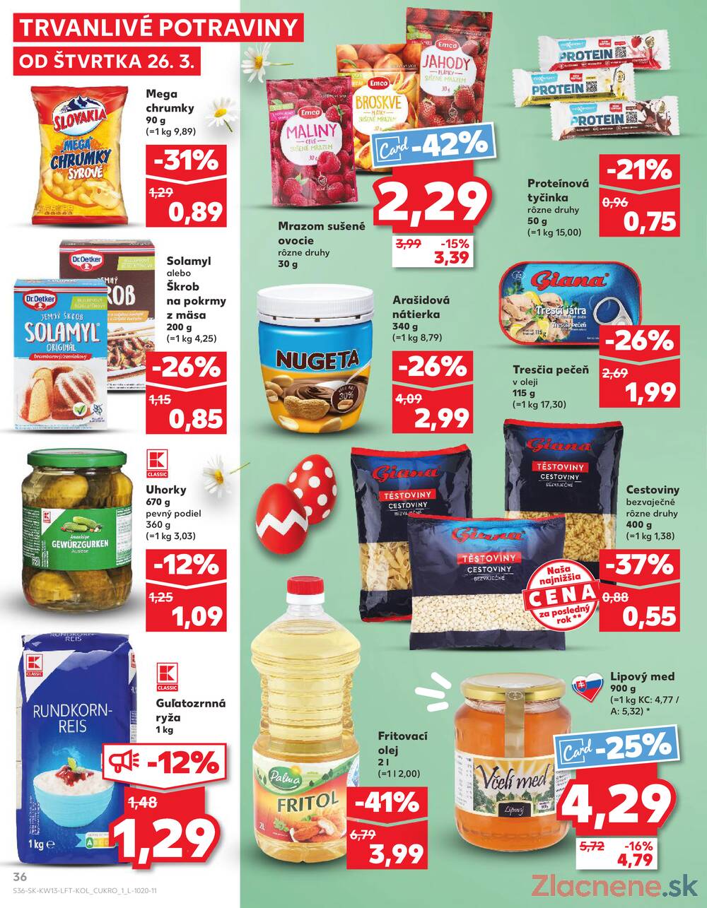 Leták Kaufland - Kaufland 26.3. - 31.3. - Kaufland Zlaté Moravce - strana 36