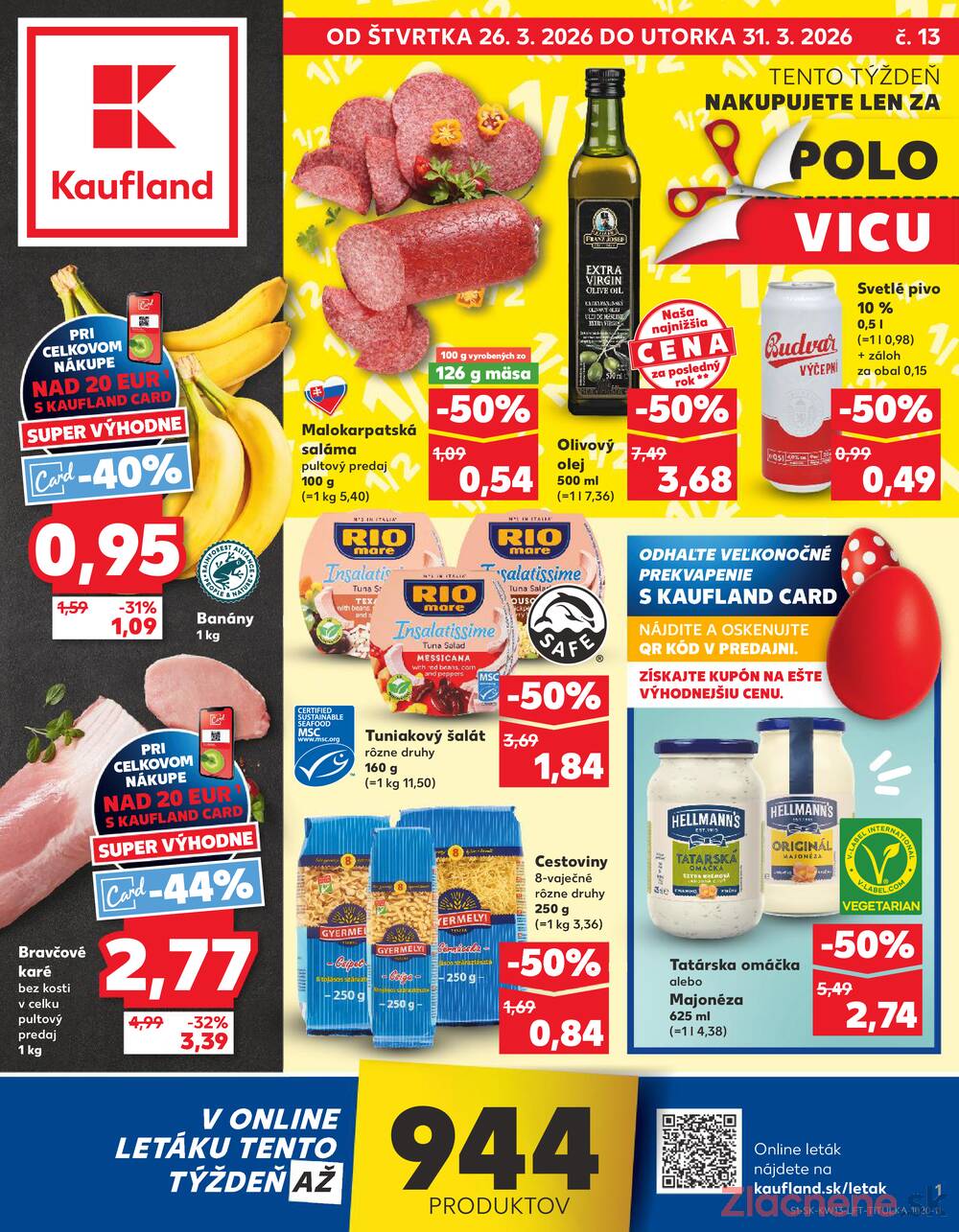 Leták Kaufland - Kaufland 26.3. - 31.3. - Kaufland Banská Bystrica - Radvaň - strana 1