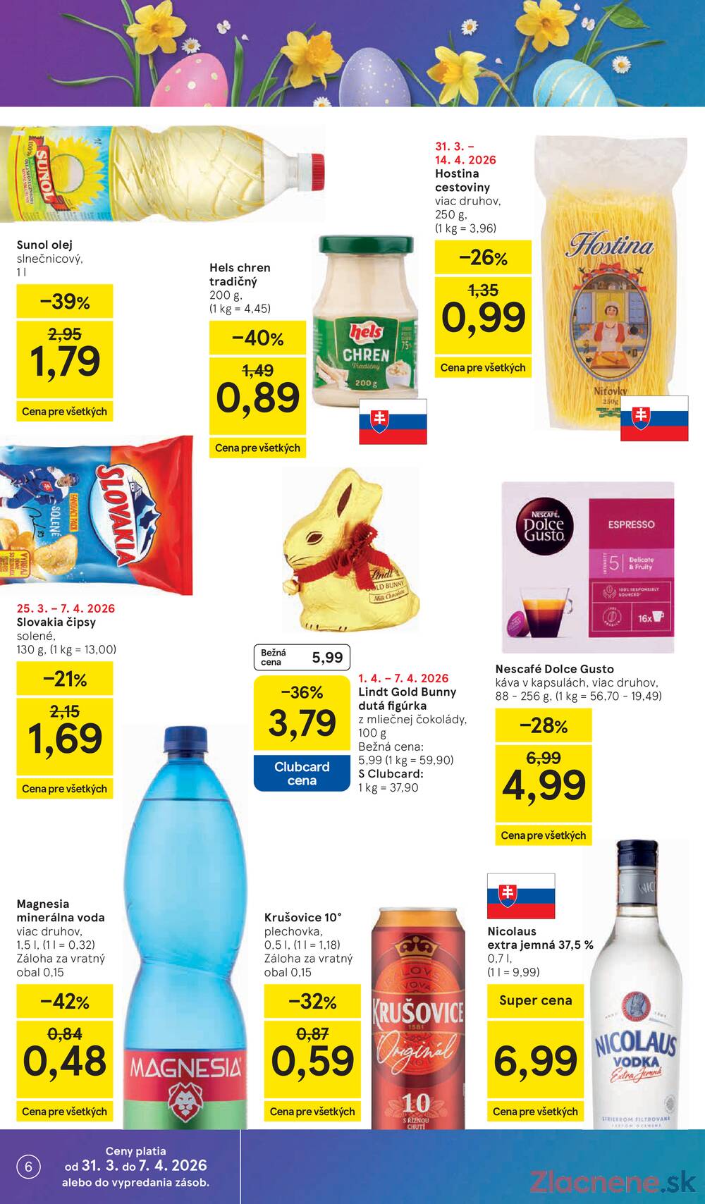 Leták Tesco - Tesco malé hypermarkety od 31.3. do 7.4. - strana 6