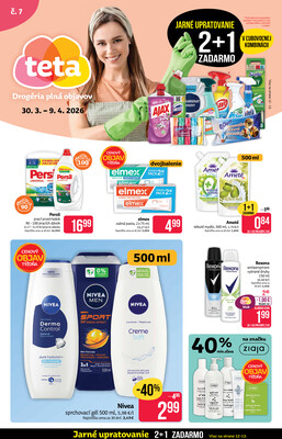 leták TETA drogerie