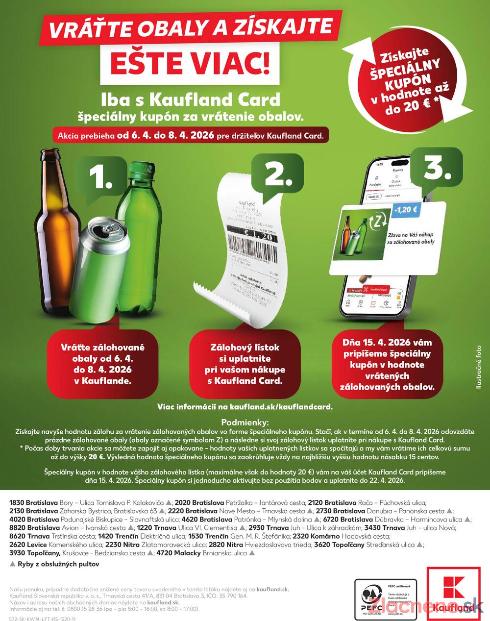 Kaufland 1.4. - 8.4. - Kaufland Trnava - Trstínska cesta
