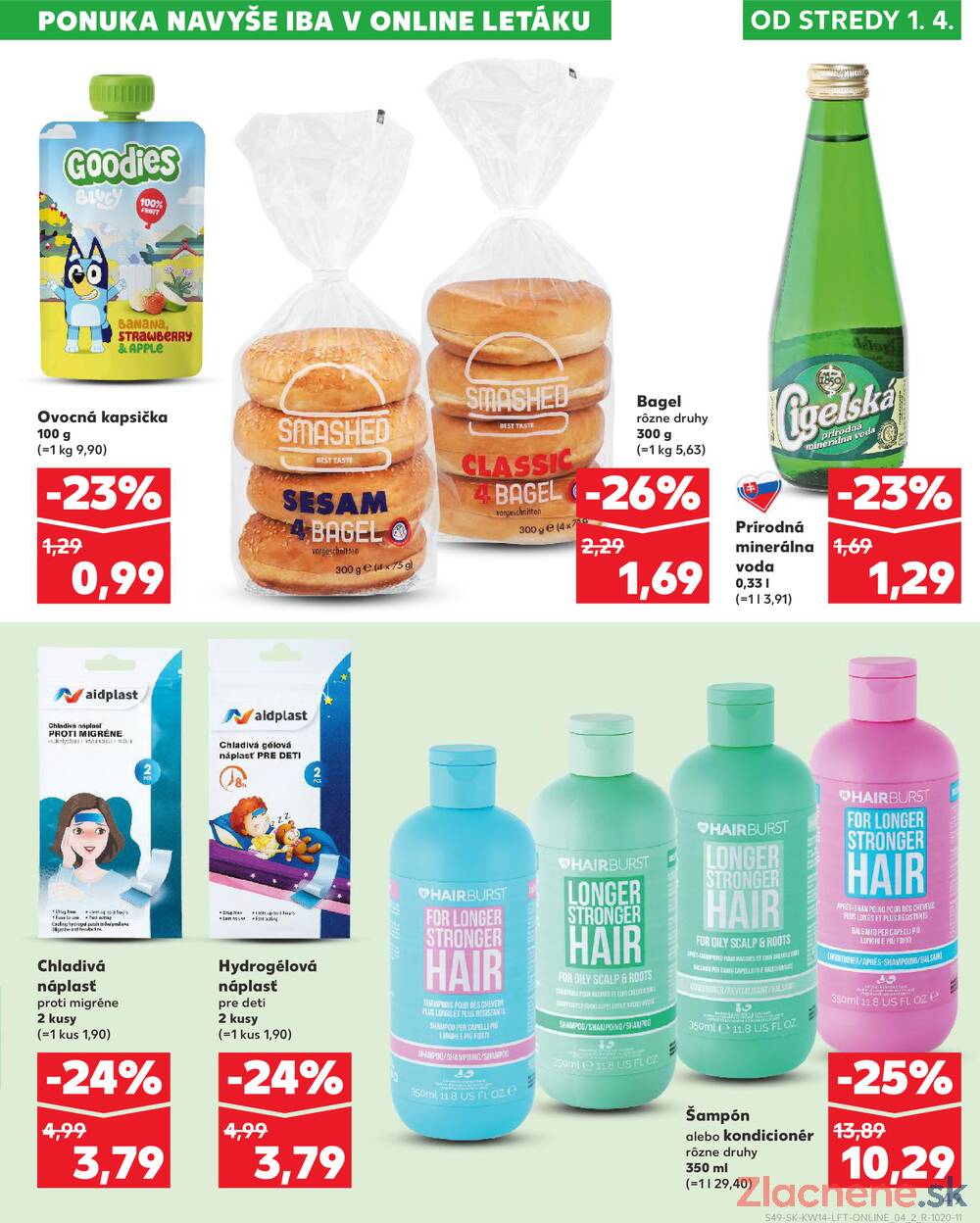 Kaufland 1.4. - 8.4. - Kaufland Bratislava - Avion (Ivanská cesta)