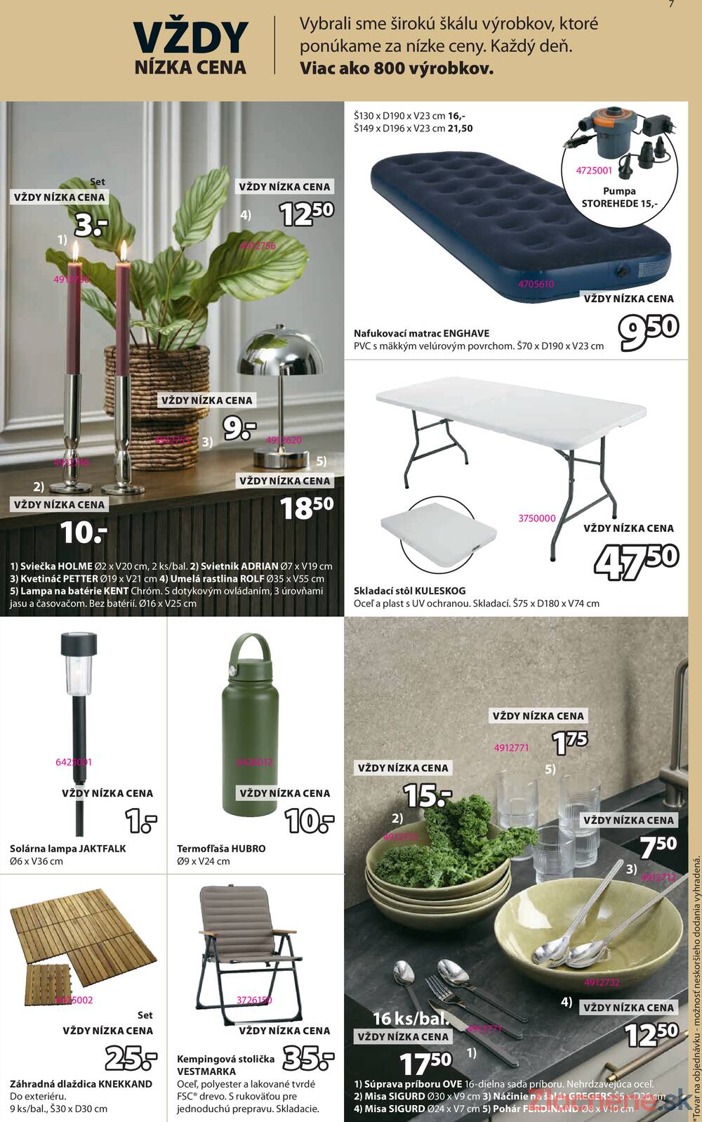 Leták Jysk - Jysk od 15.4. do 26.6.2026 - strana 7