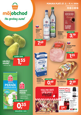leták Môj obchod