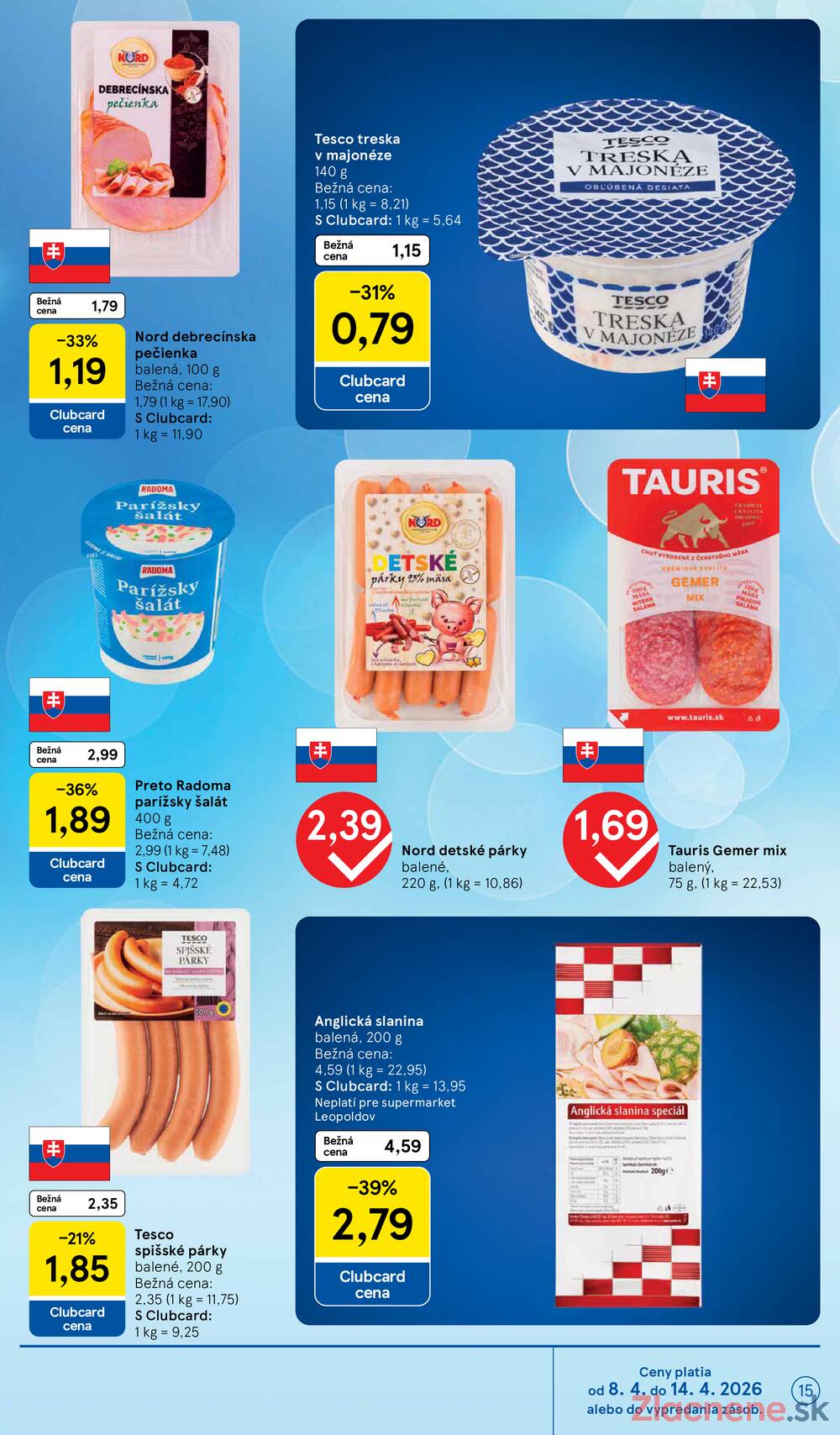Tesco supermarkety od 8.4. do 14.4.2026