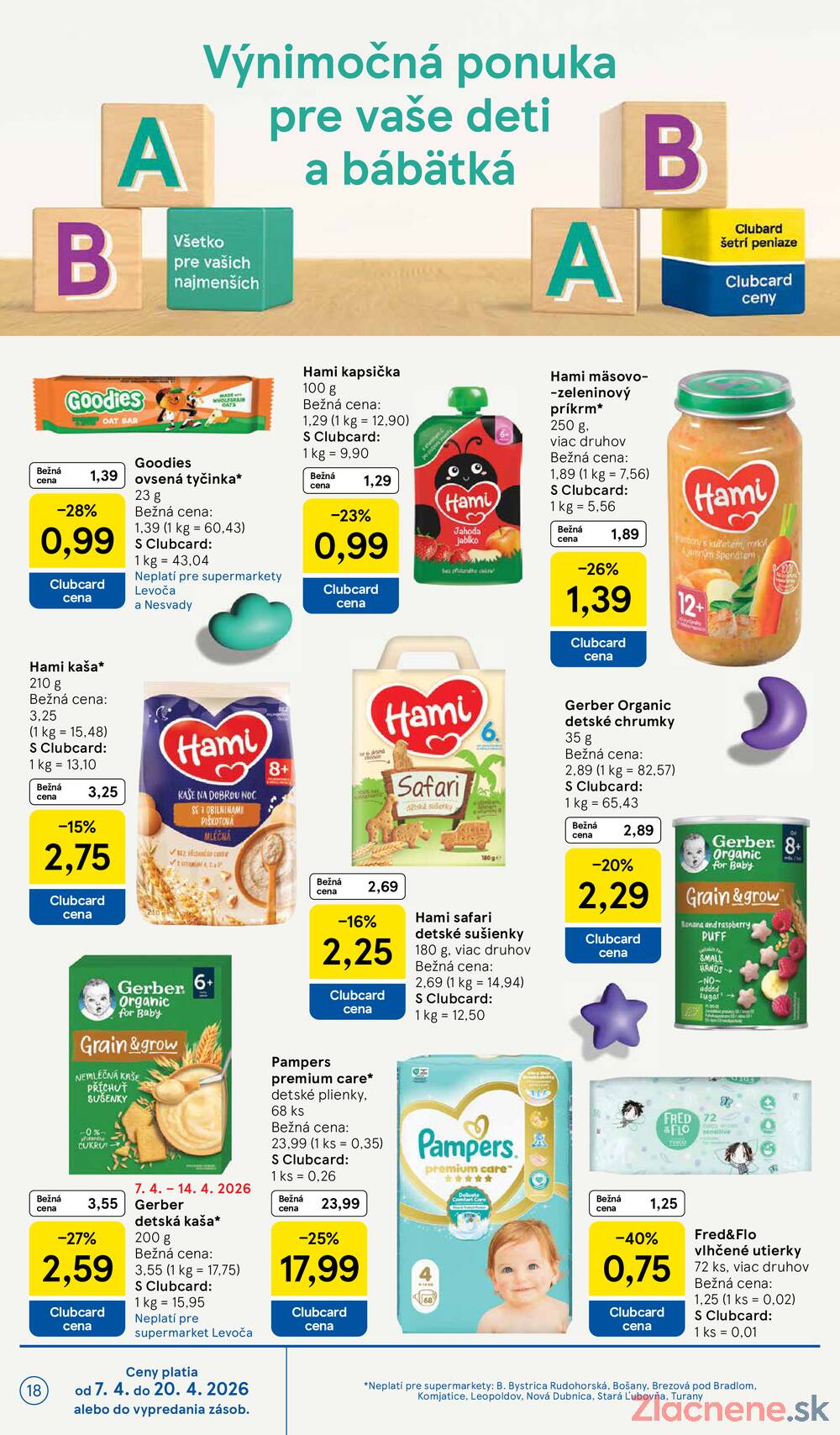 Tesco supermarkety od 8.4. do 14.4.2026