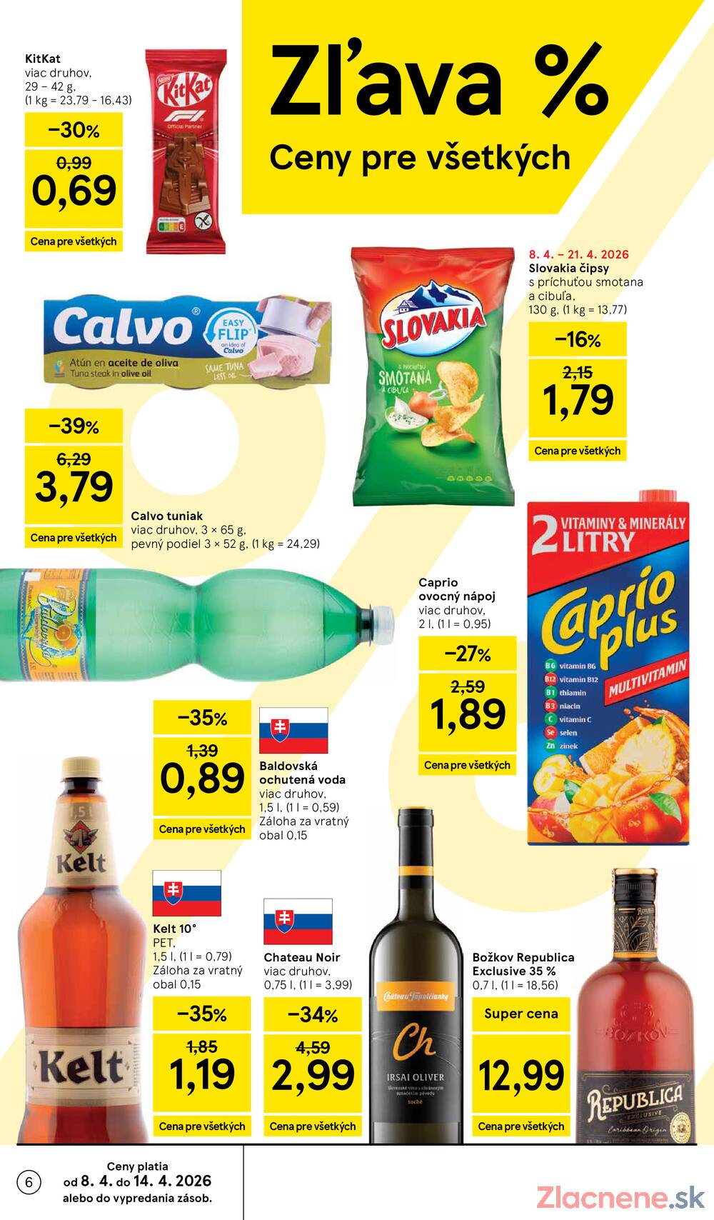 Leták Tesco - Tesco malé hypermarkety 7.4. - 14.4. - strana 6