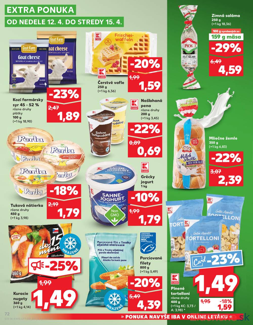 Leták Kaufland - Kaufland 9.4. - 15.4. - Kaufland Spišská Nová Ves - strana 72
