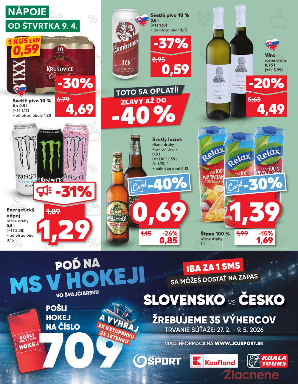 Kaufland 9.4. - 15.4. - Kaufland Kežmarok