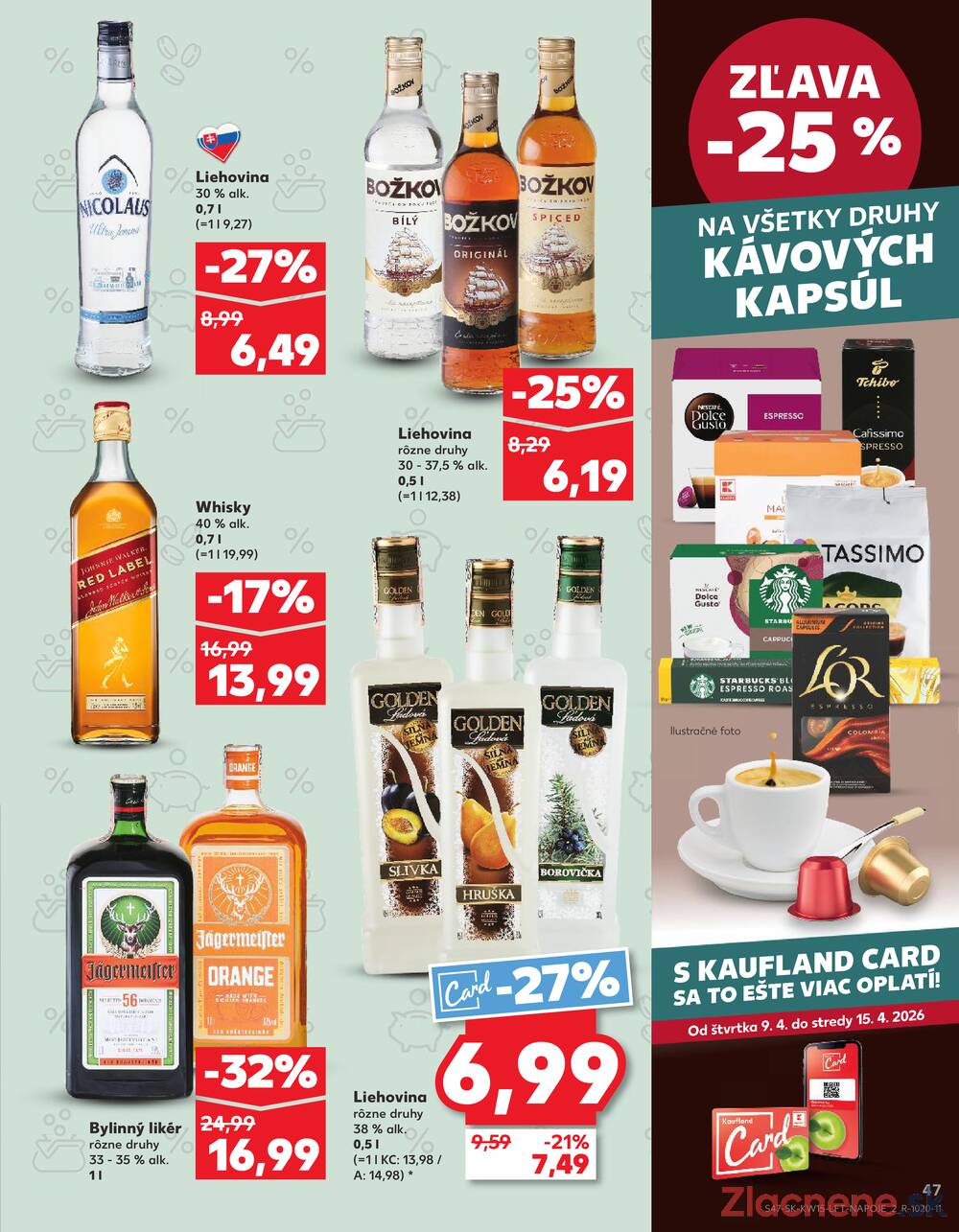 Kaufland 9.4. - 15.4. - Kaufland Galanta