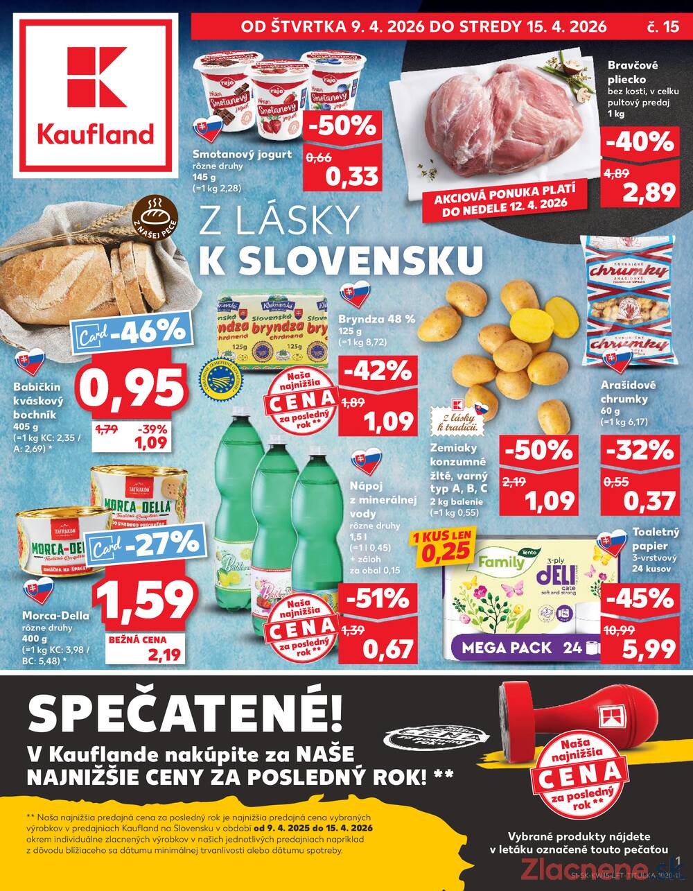 Leták Kaufland - Kaufland 9.4. - 15.4. - Kaufland Zlaté Moravce - strana 1 Leták Kaufland - Kaufland 9.4. - 15.4. - Kaufland Zlaté Moravce - strana 1