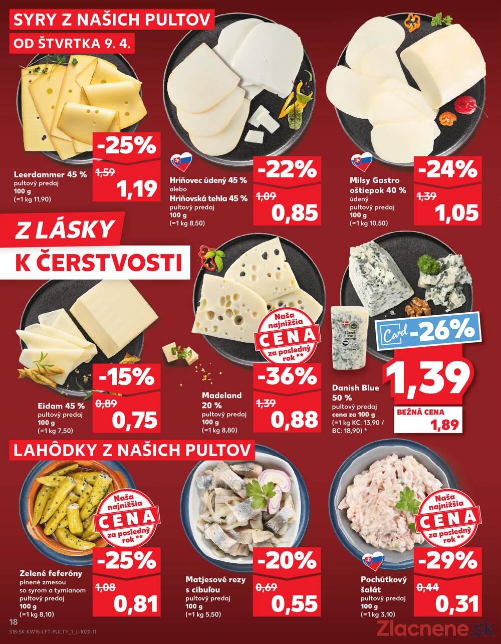 Leták Kaufland - Kaufland 9.4. - 15.4. - Kaufland Zlaté Moravce - strana 18 Leták Kaufland - Kaufland 9.4. - 15.4. - Kaufland Zlaté Moravce - strana 18