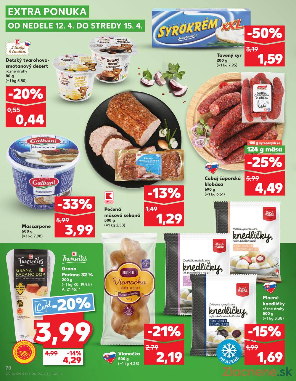 Kaufland 9.4. - 15.4. - Bratislava-Patrónka