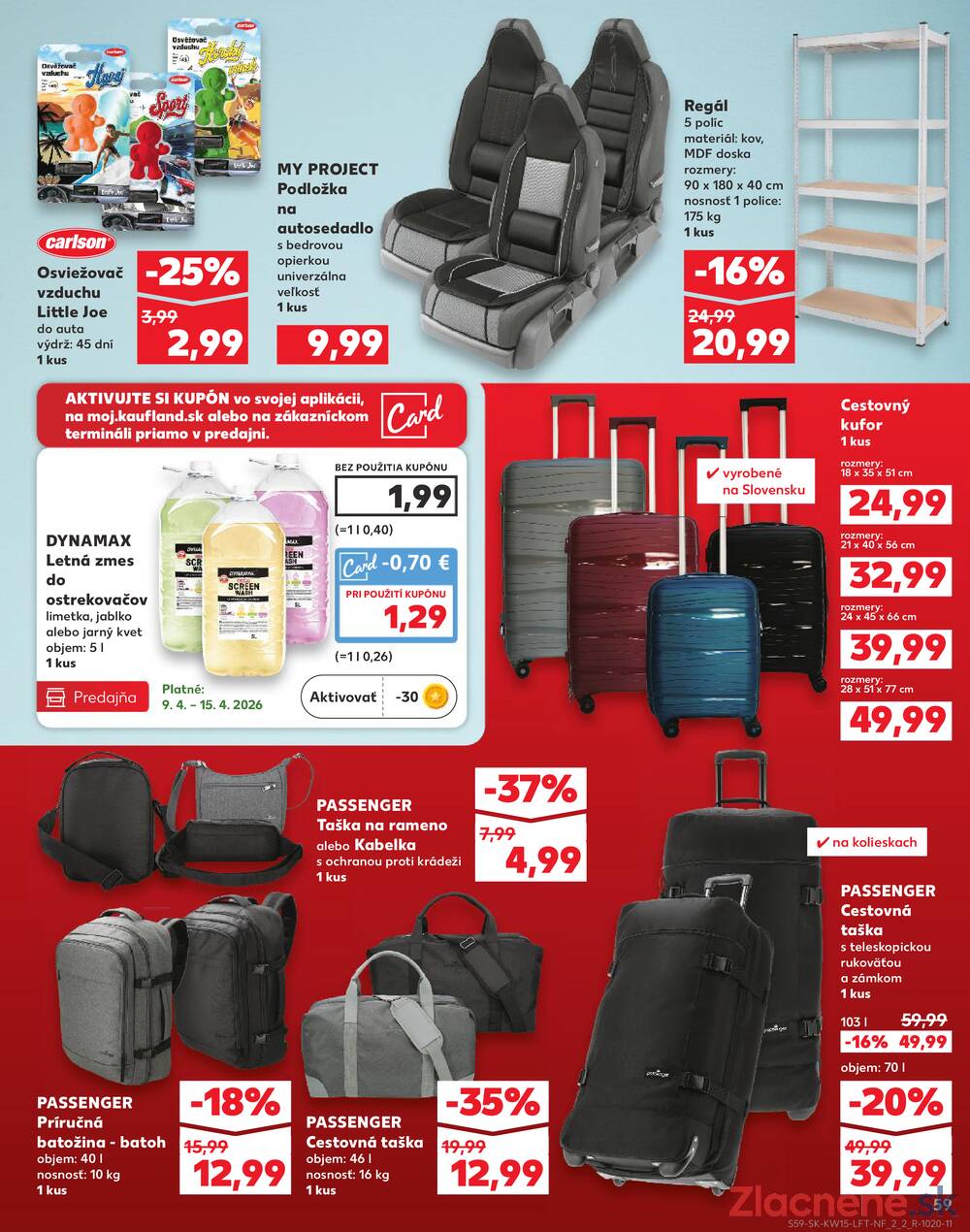 Leták Kaufland - Kaufland 9.4. - 15.4. - Kaufland Zvolen Zapad-Teplicky - strana 59