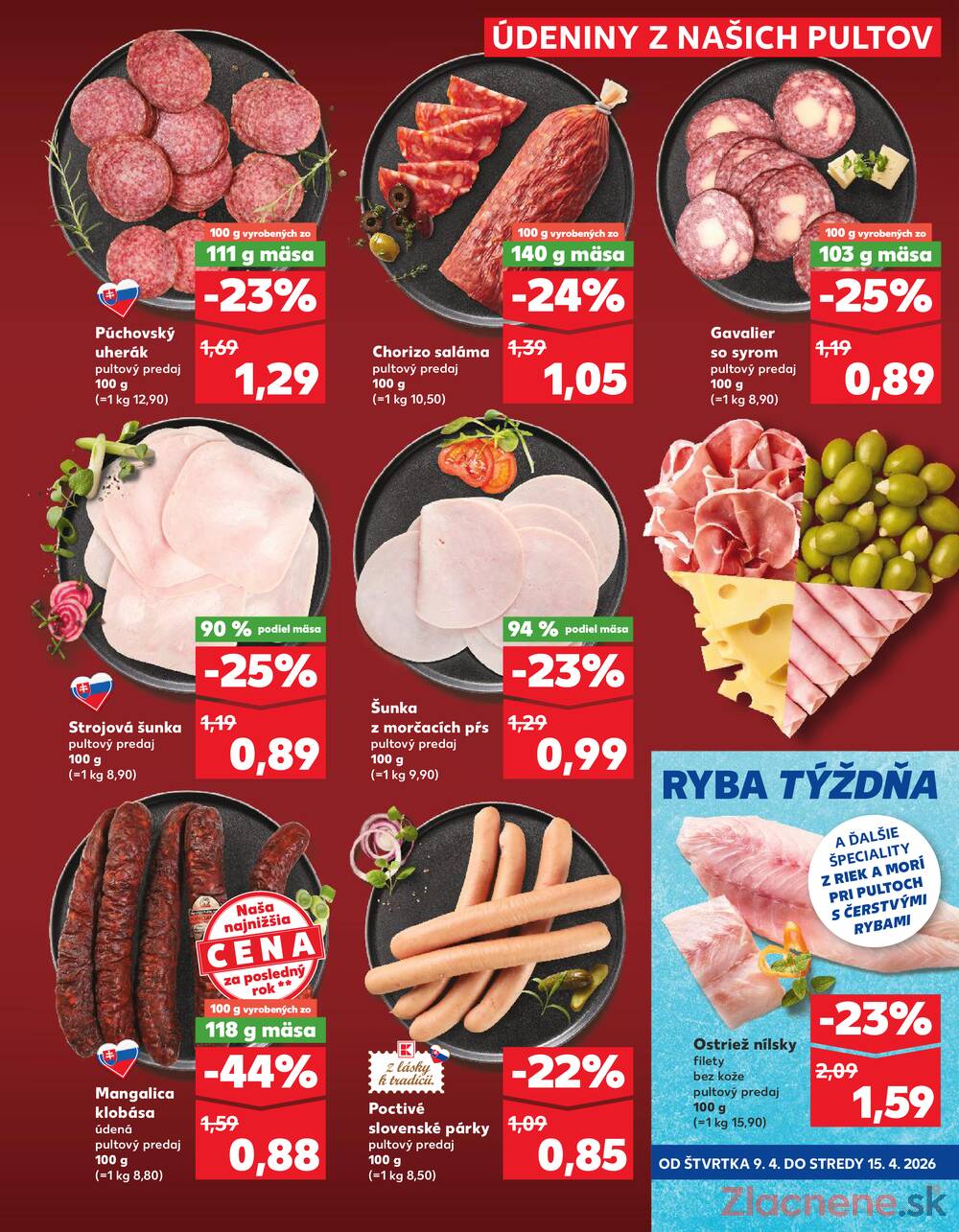 Kaufland 9.4. - 15.4. - Kaufland Martin-Podhaj