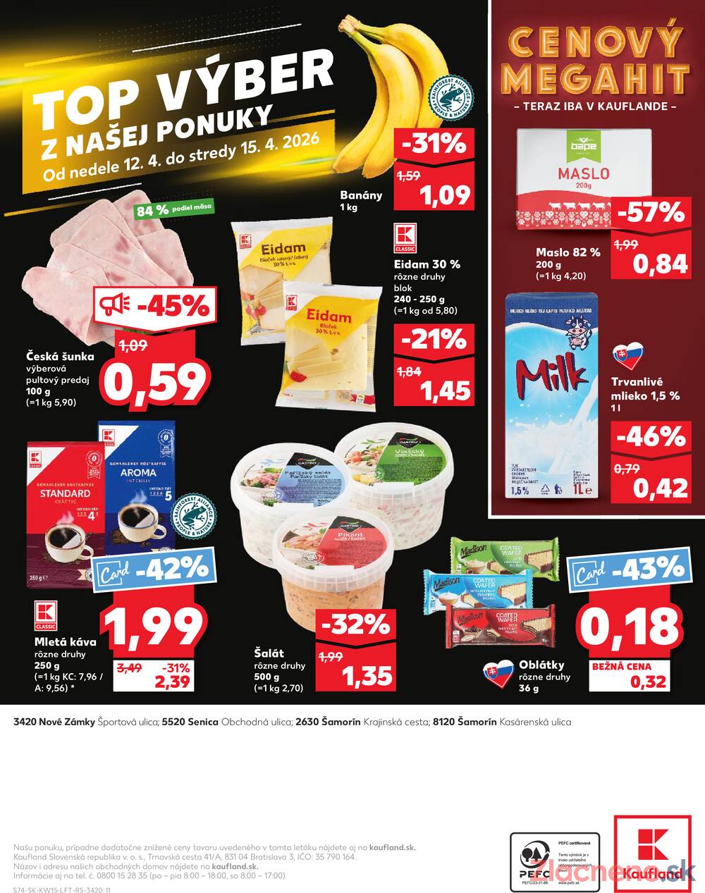 Kaufland 9.4. - 15.4. - Kaufland Senica