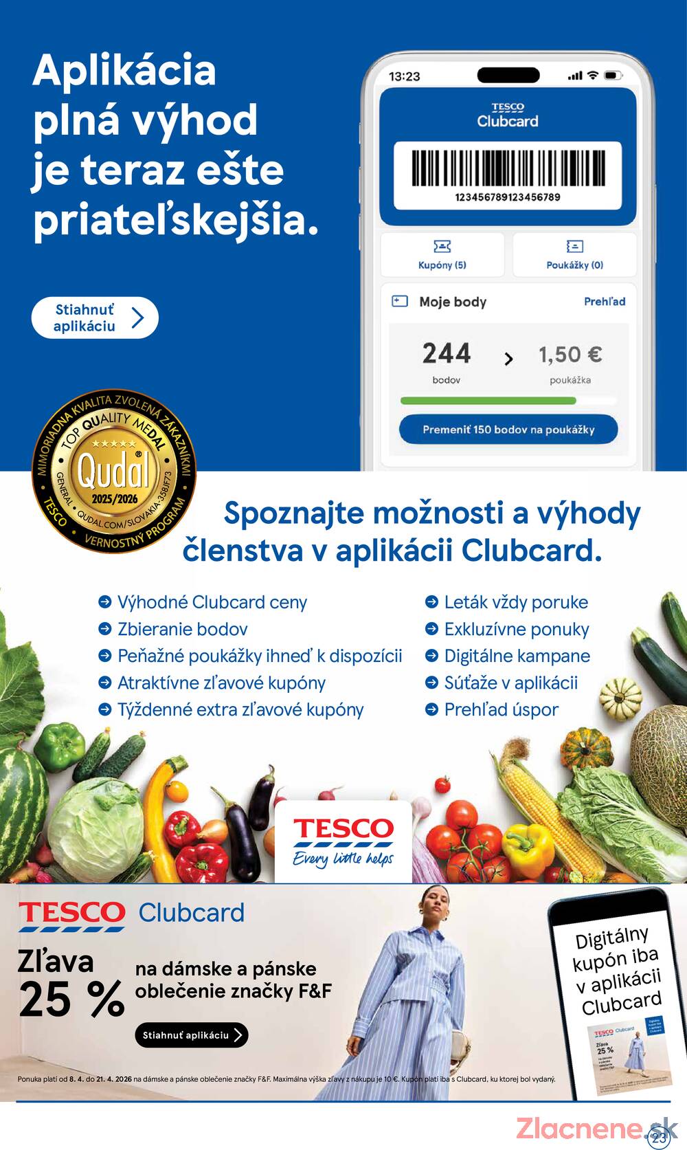 Tesco supermarkety od 8.4. do 14.4.2026