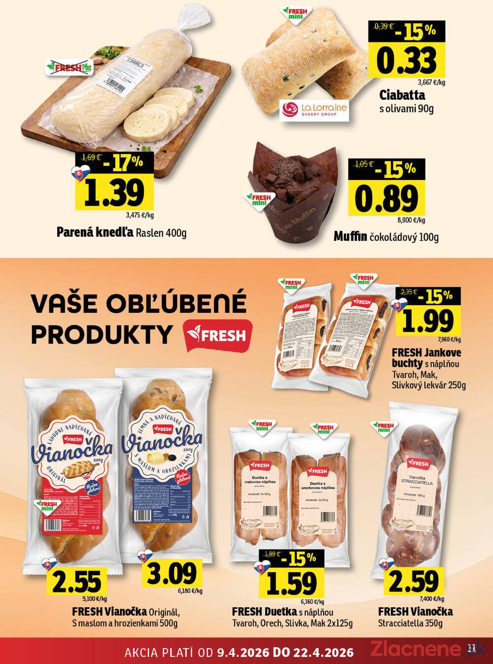 Leták Fresh - Fresh do 22.4. - strana 11